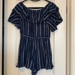 Off the shoulder romper